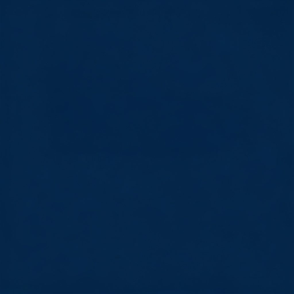 Stylized emblem mark in navy and white, geometric and official in character